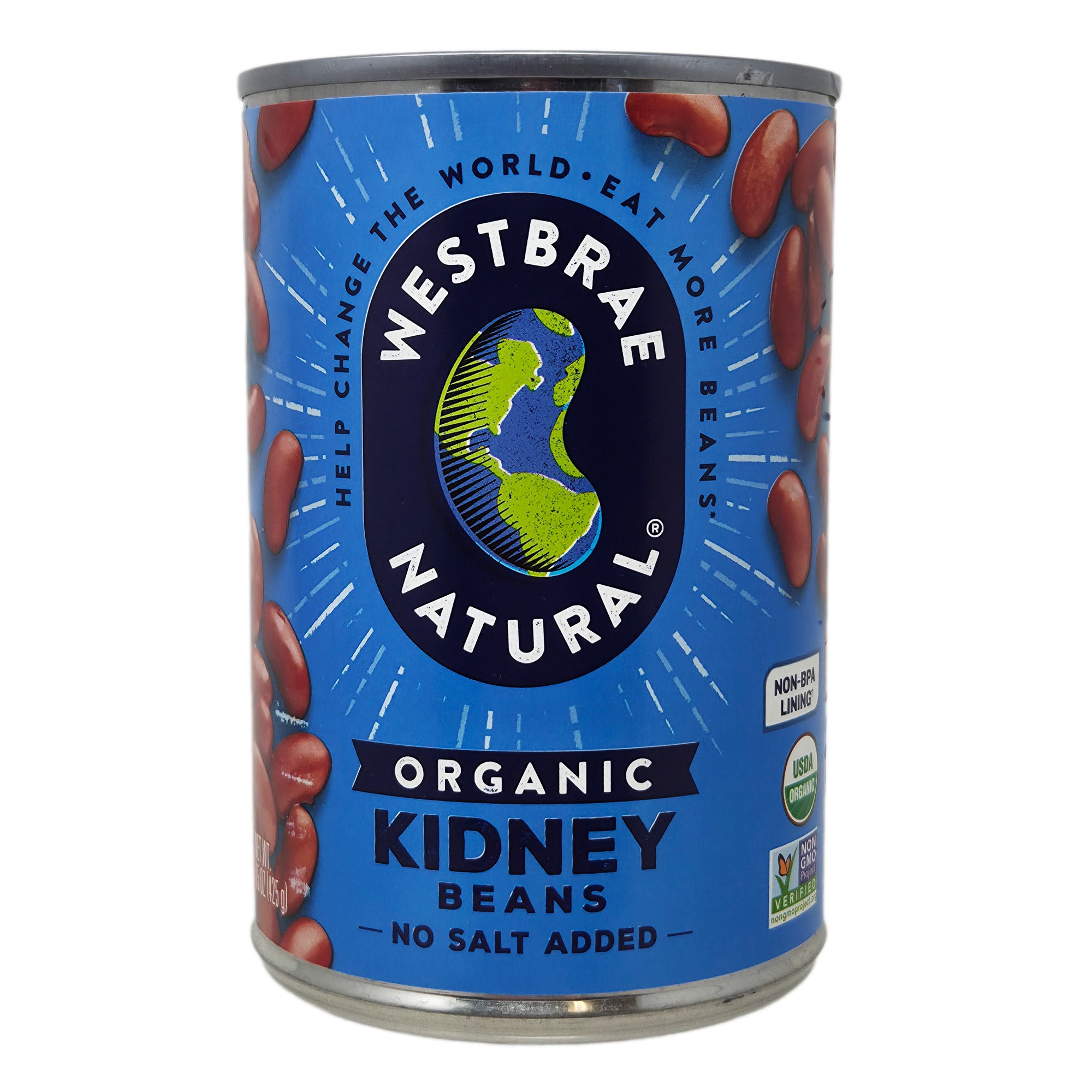 Westbrae Organic No Salt Added Kidney Beans - 15oz.